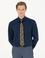 Lacivert Slim Fit Uzun Kollu Basic Gömlek