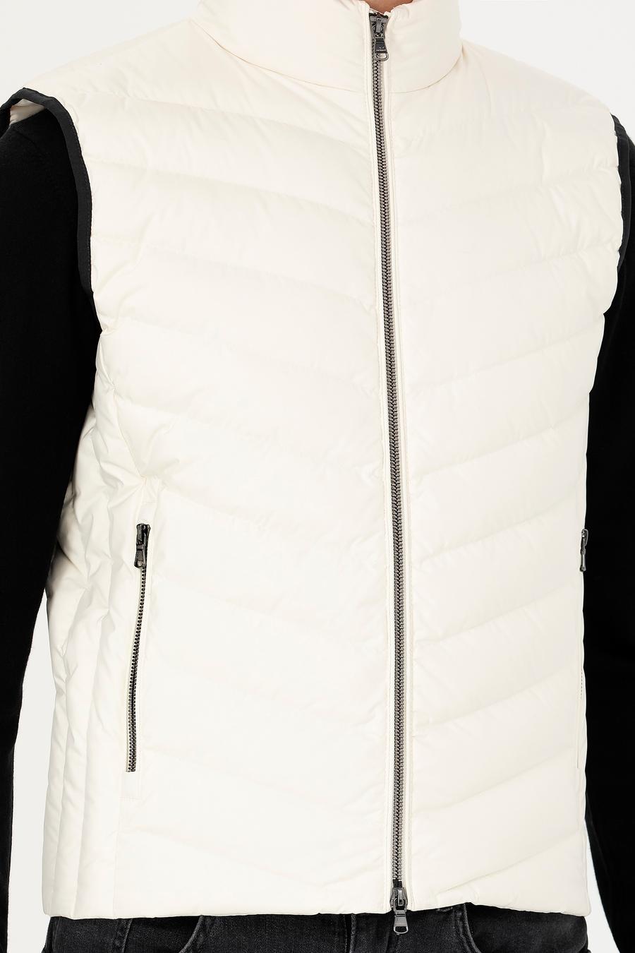 Ekru Slim Fit İnce Kapitone Mont Yelek - 50273110021