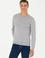Açık Gri Slim Fit Bisiklet Yaka Triko Kazak