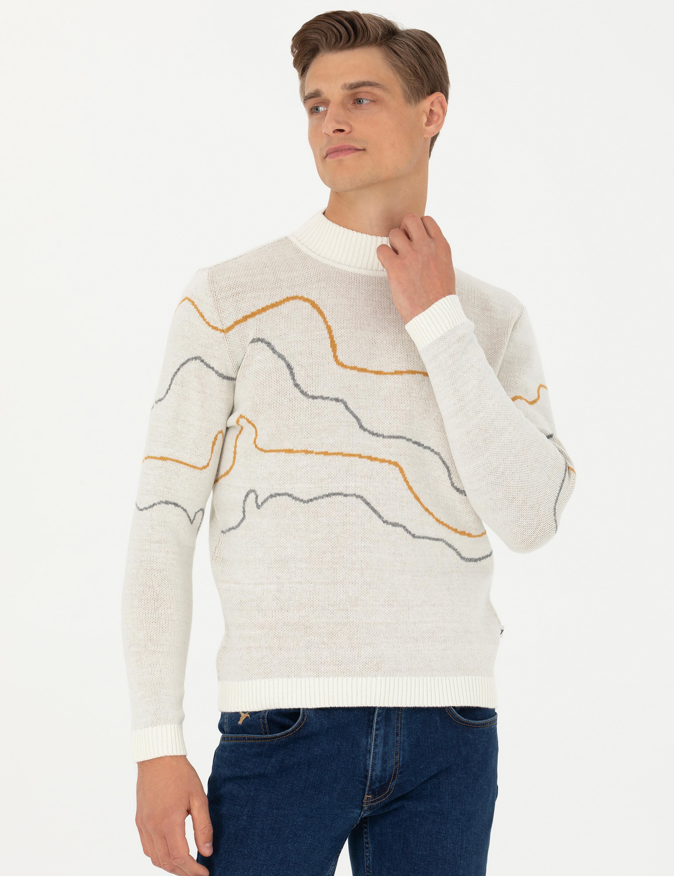 Camel Regular Fit Pamuk Karışımlı Yarım Balıkçı Yaka Triko Kazak - 50272281010