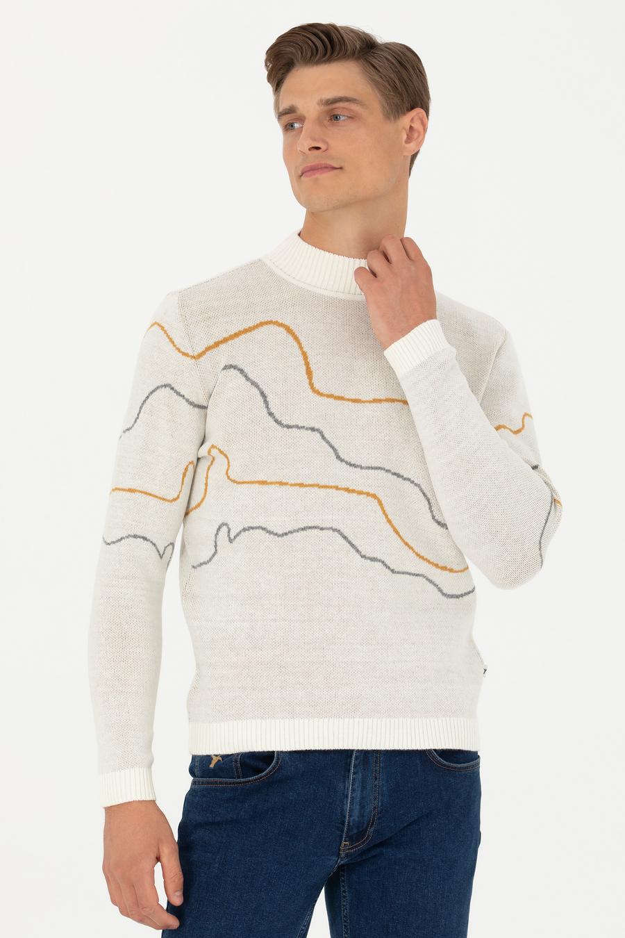 Camel Regular Fit Pamuk Karışımlı Yarım Balıkçı Yaka Triko Kazak - 50272281010
