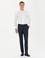 Lacivert Slim Fit Yün Karışımlı Kumaş Pantolon