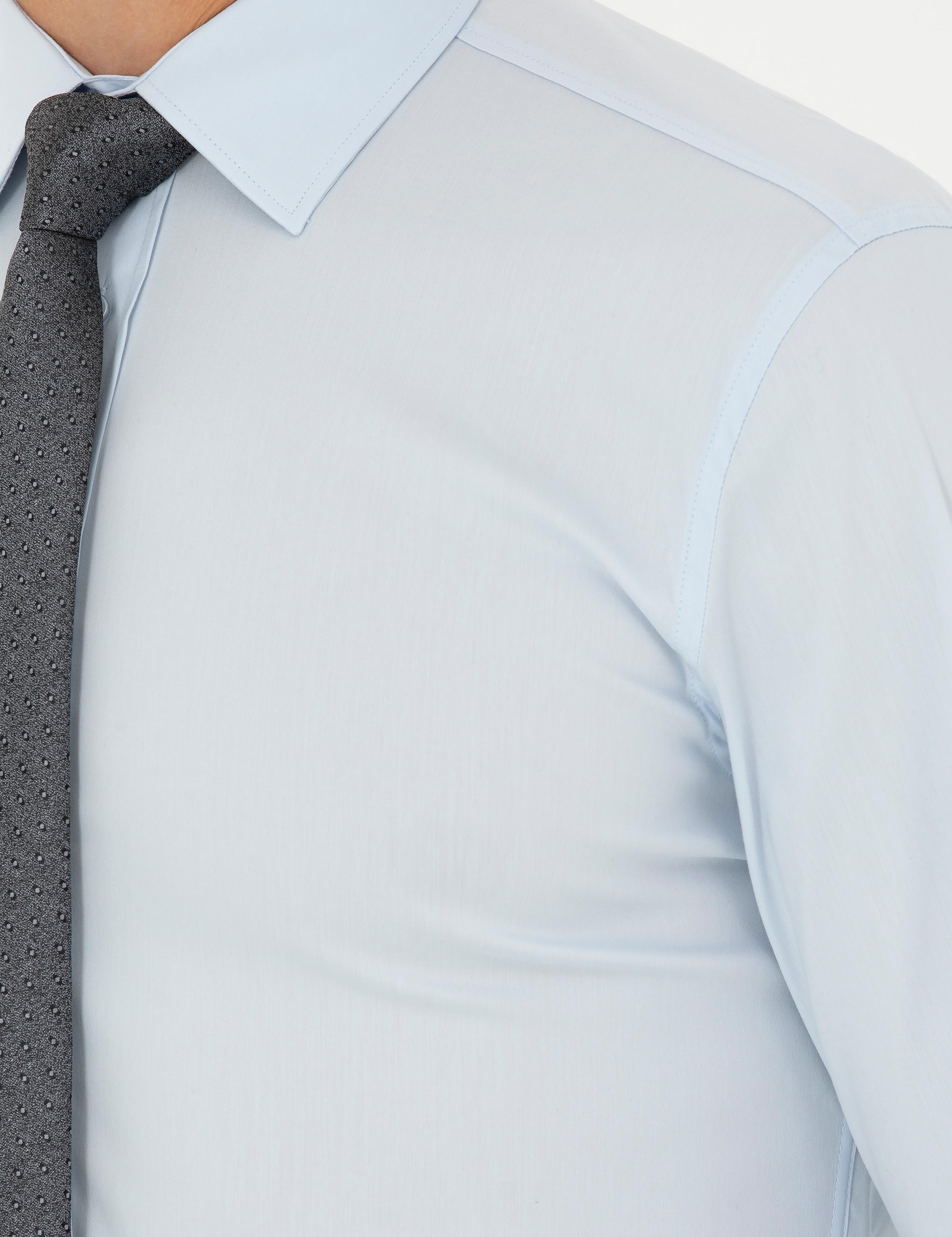 Açık Mavi Slim Fit Uzun Kollu Gömlek - 50282995046