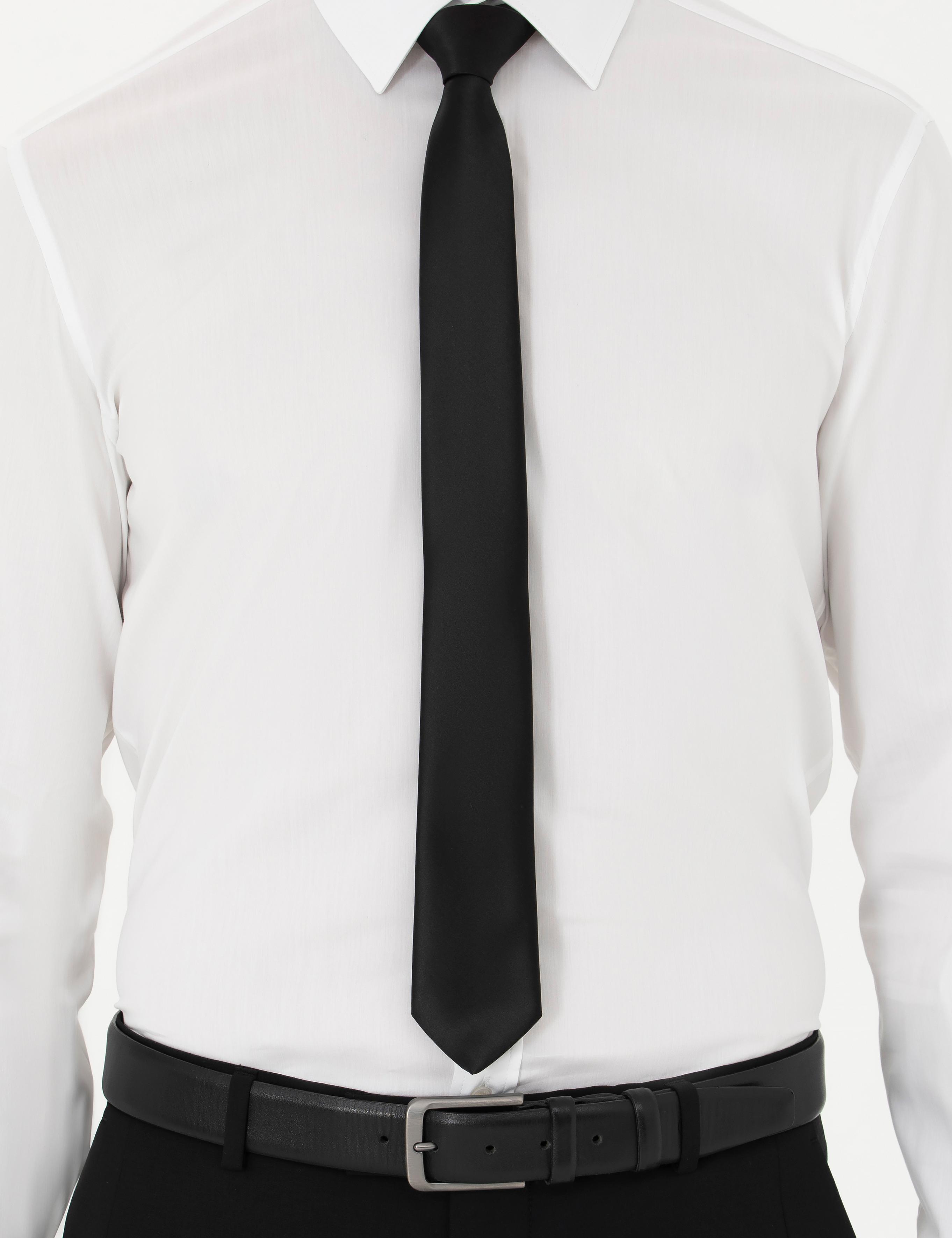 Beyaz Slim Fit Pamuk Karışımlı Klasik Gömlek - 50282995005