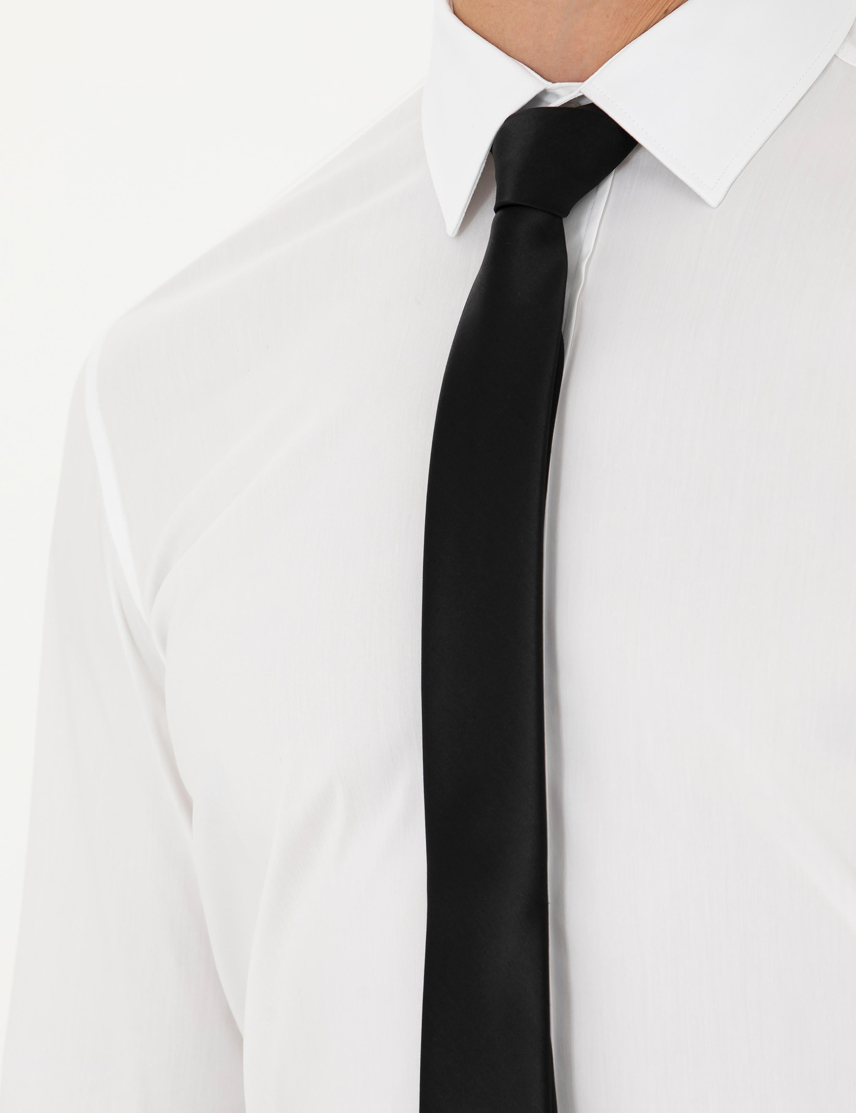 Beyaz Slim Fit Pamuk Karışımlı Klasik Gömlek - 50282995005