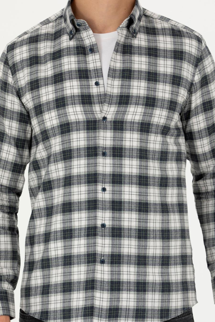Taş Slim Fit Uzun Kollu Gömlek - 50282560048