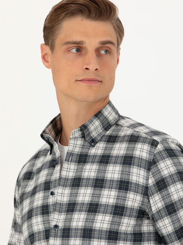 Taş Slim Fit Uzun Kollu Gömlek