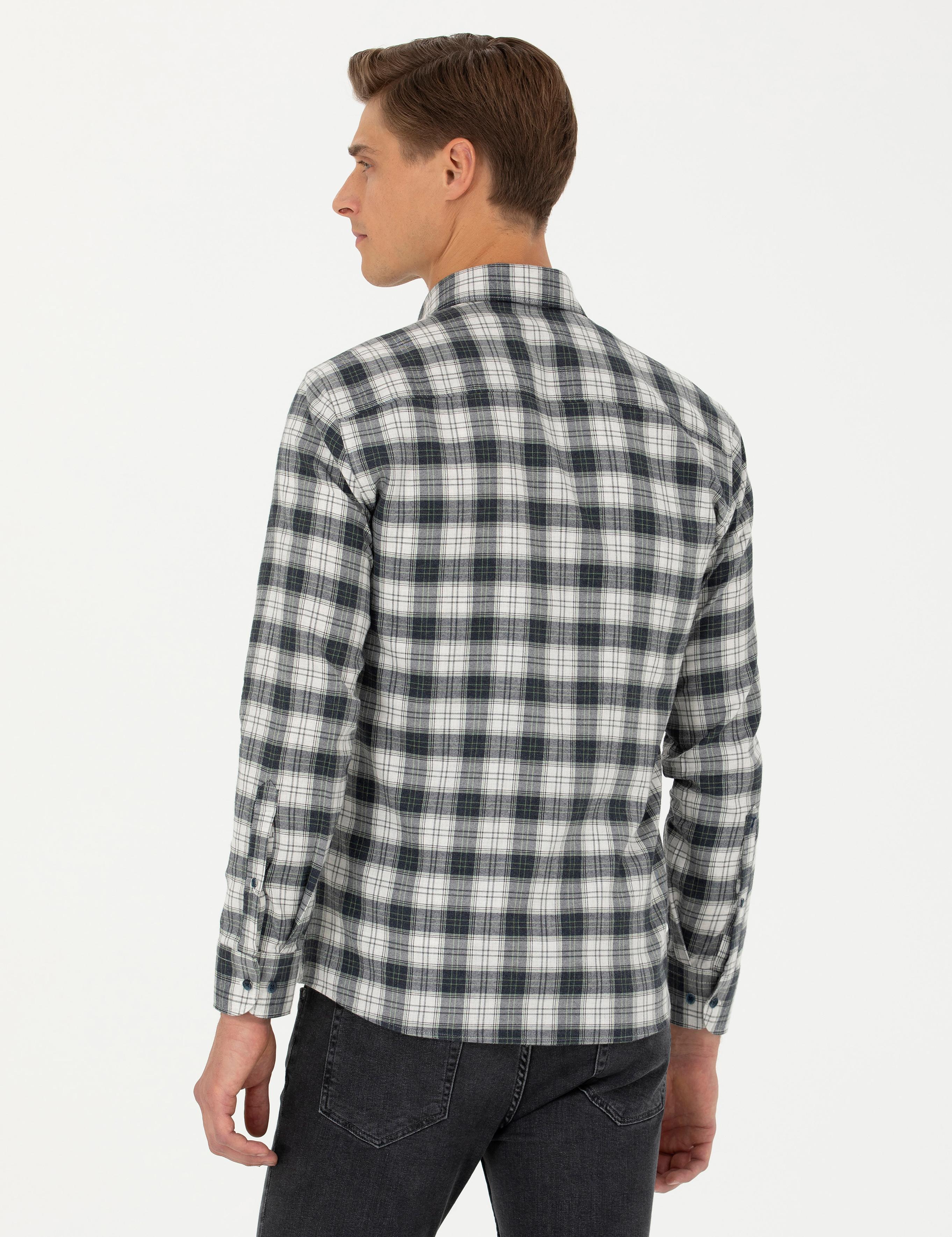 Taş Slim Fit Uzun Kollu Gömlek - 50282560048