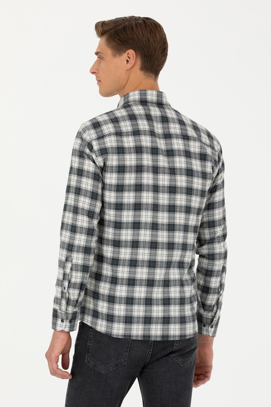 Taş Slim Fit Uzun Kollu Gömlek - 50282560048