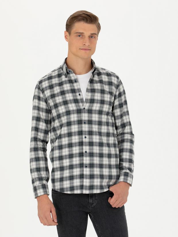 Taş Slim Fit Uzun Kollu Gömlek
