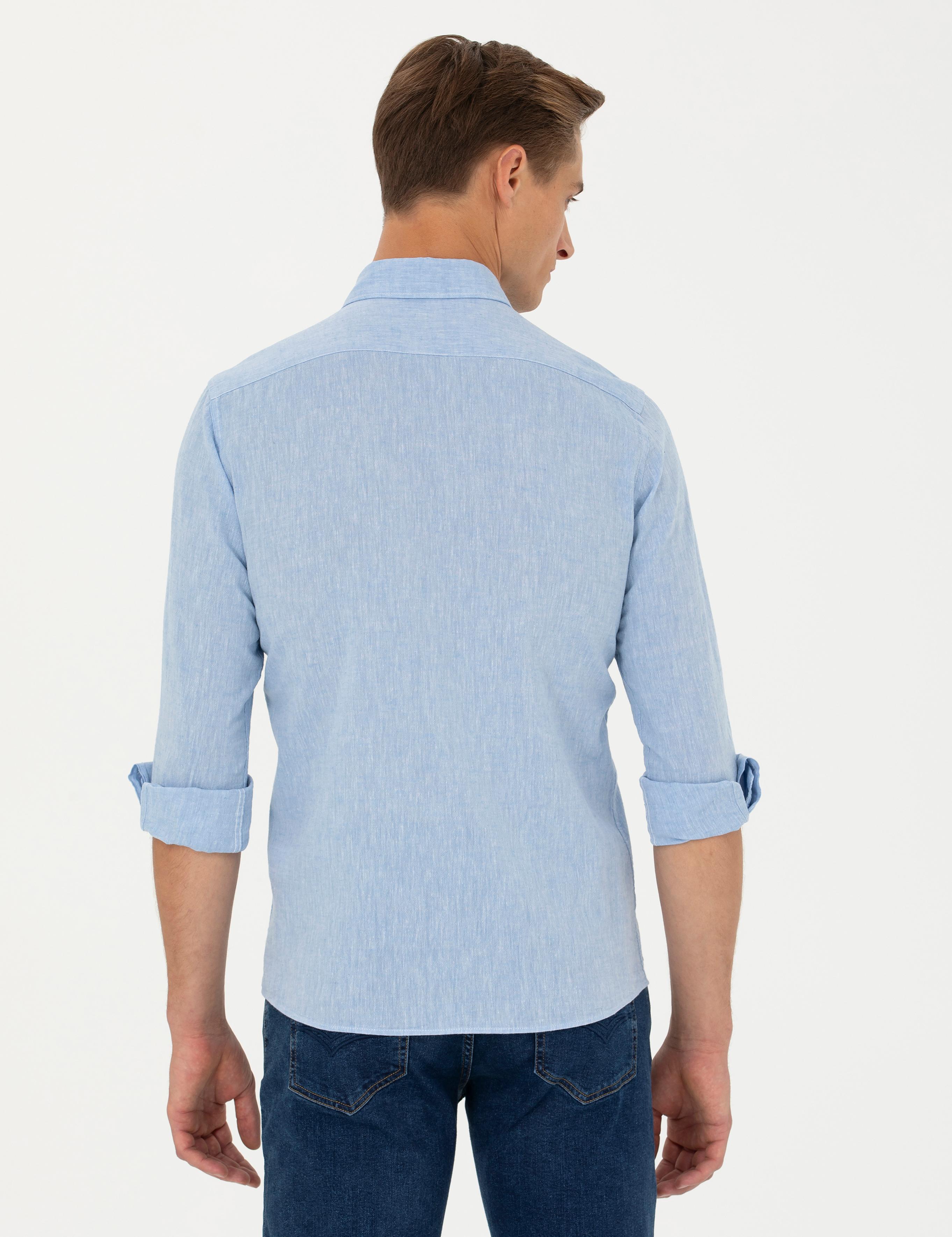 Mavi Slim Fit Uzun Kollu Gömlek - 50266184421