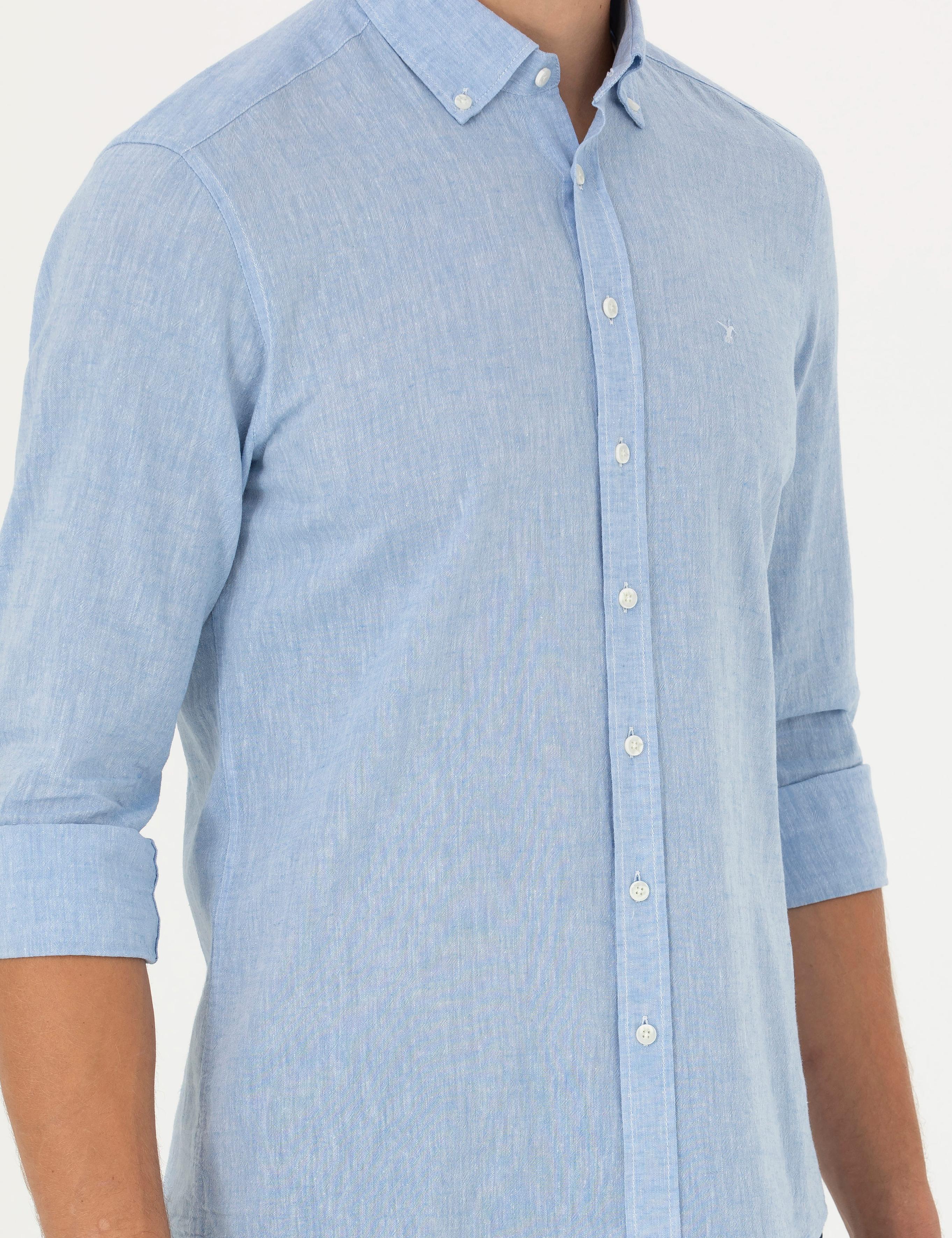 Mavi Slim Fit Uzun Kollu Gömlek - 50266184421