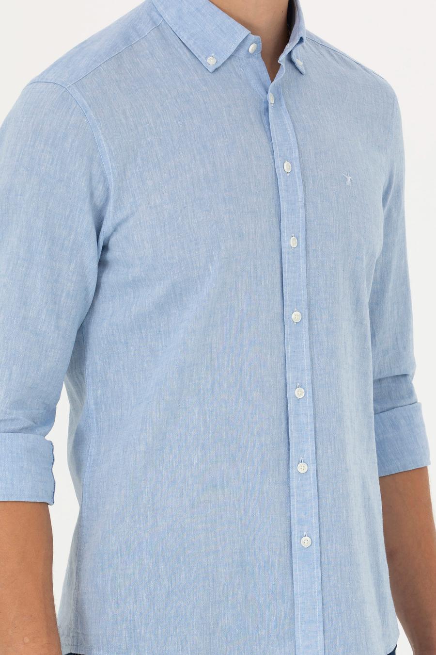 Mavi Slim Fit Uzun Kollu Gömlek - 50266184421