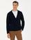 Lacivert Slim Fit V Yaka Triko Hırka