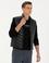 Siyah Slim Fit İnce Kapitone Mont Yelek
