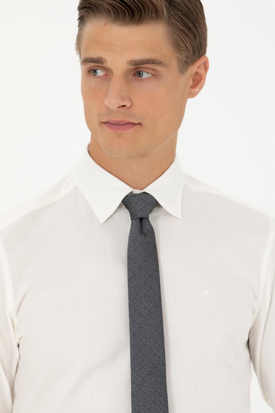 Beyaz Slim Fit Uzun Kollu Klasik Gömlek - 50273661189