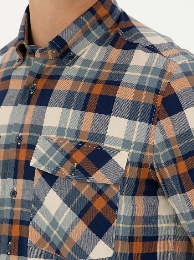 Taba Regular Fit Uzun Kollu Gömlek