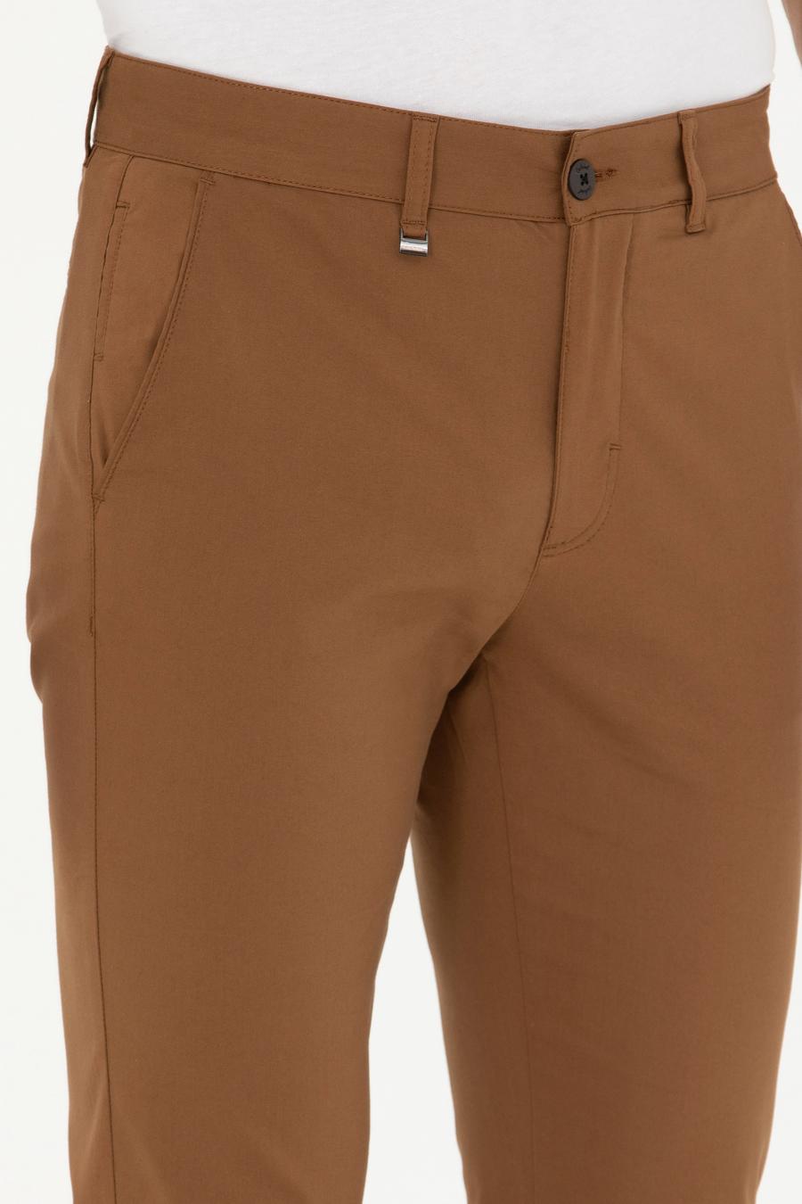 Kahverengi Carrot Fit Kanvas Pantolon - 50266747233