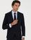 Lacivert Slim Fit Yün Karışımlı Klasik Ceket