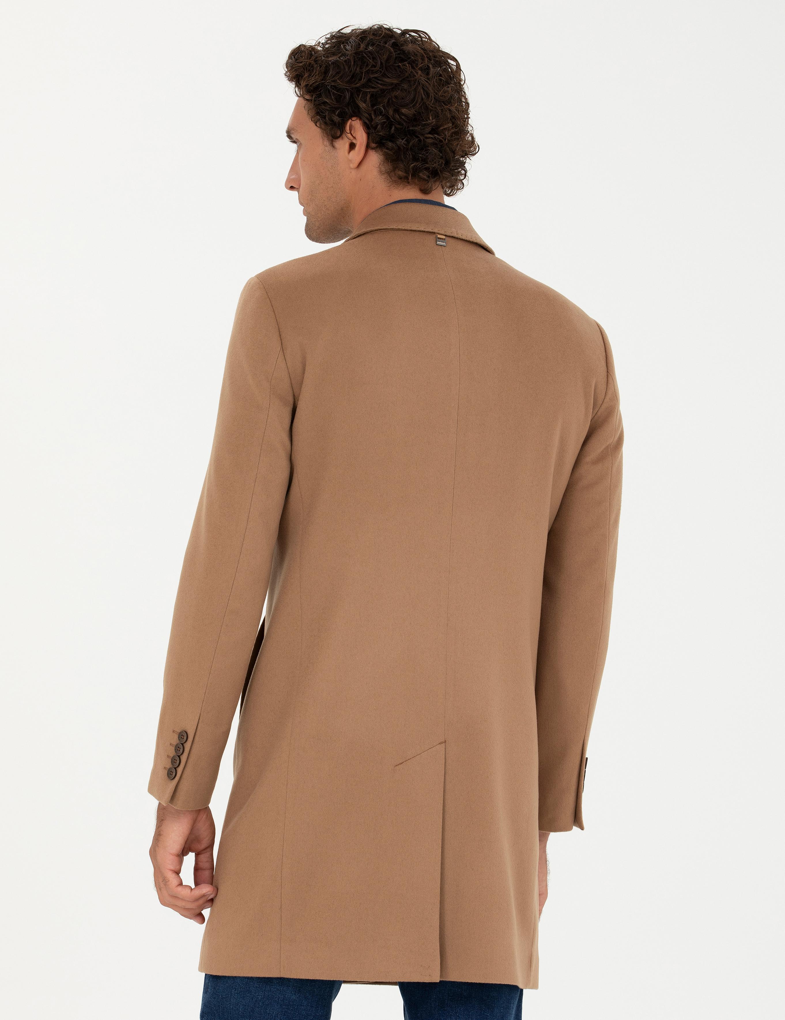 Camel Kaşmir Palto - 50270706012