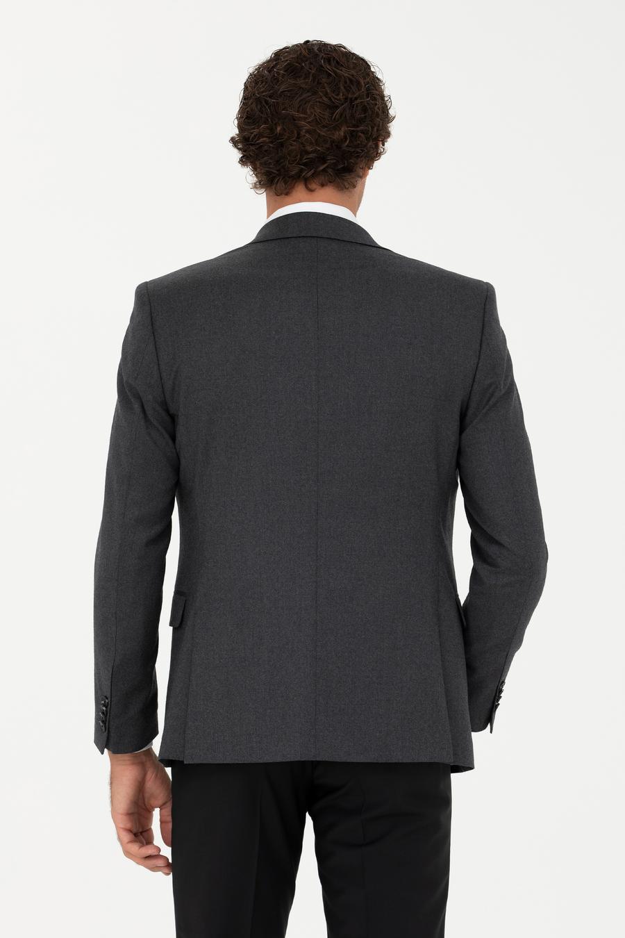 Antrasit Slim Fit Ceket - 50270152020