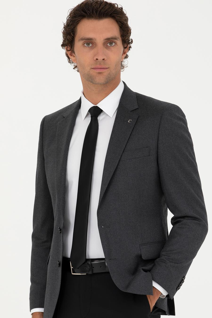 Antrasit Slim Fit Ceket - 50270152020