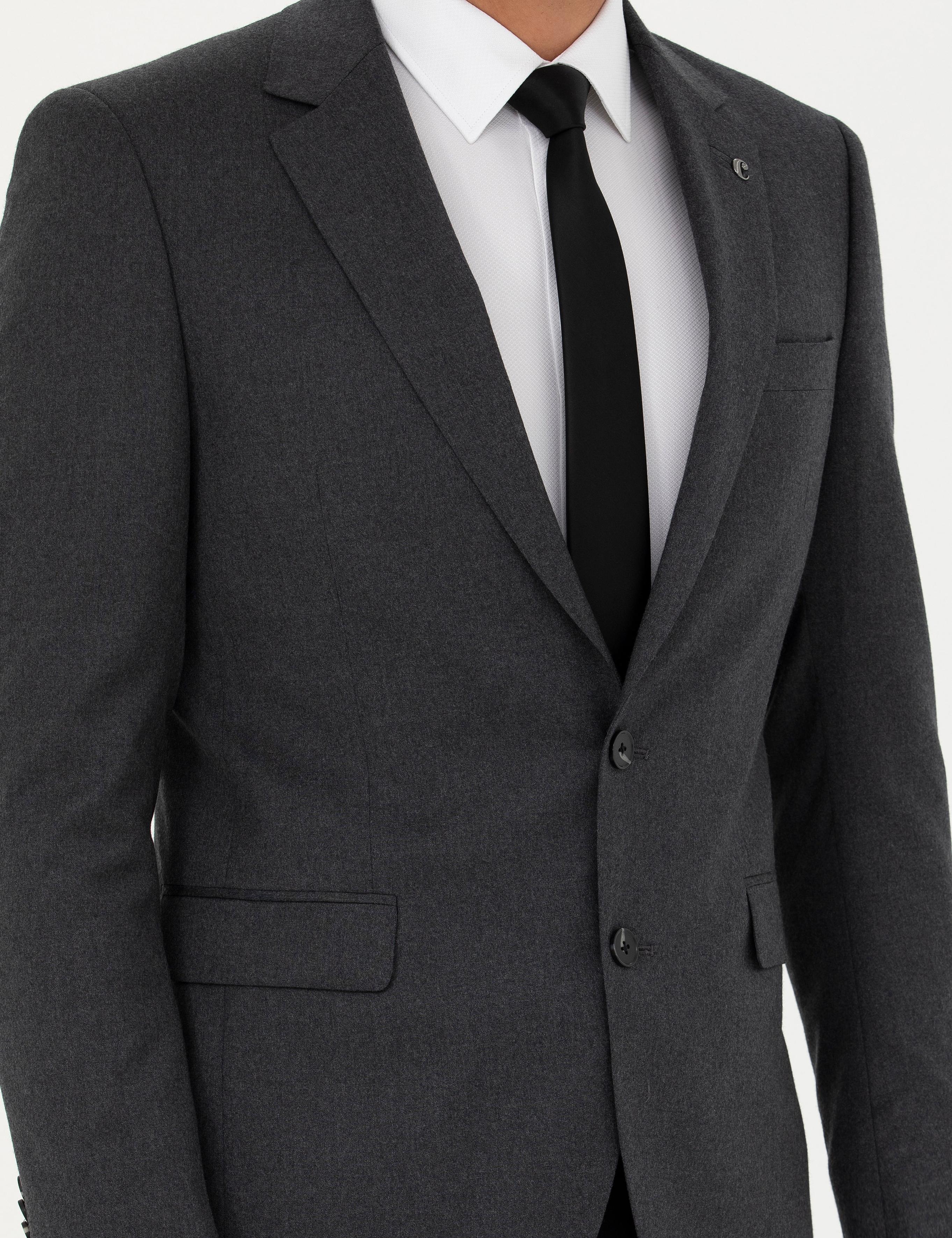 Antrasit Slim Fit Ceket - 50270152020