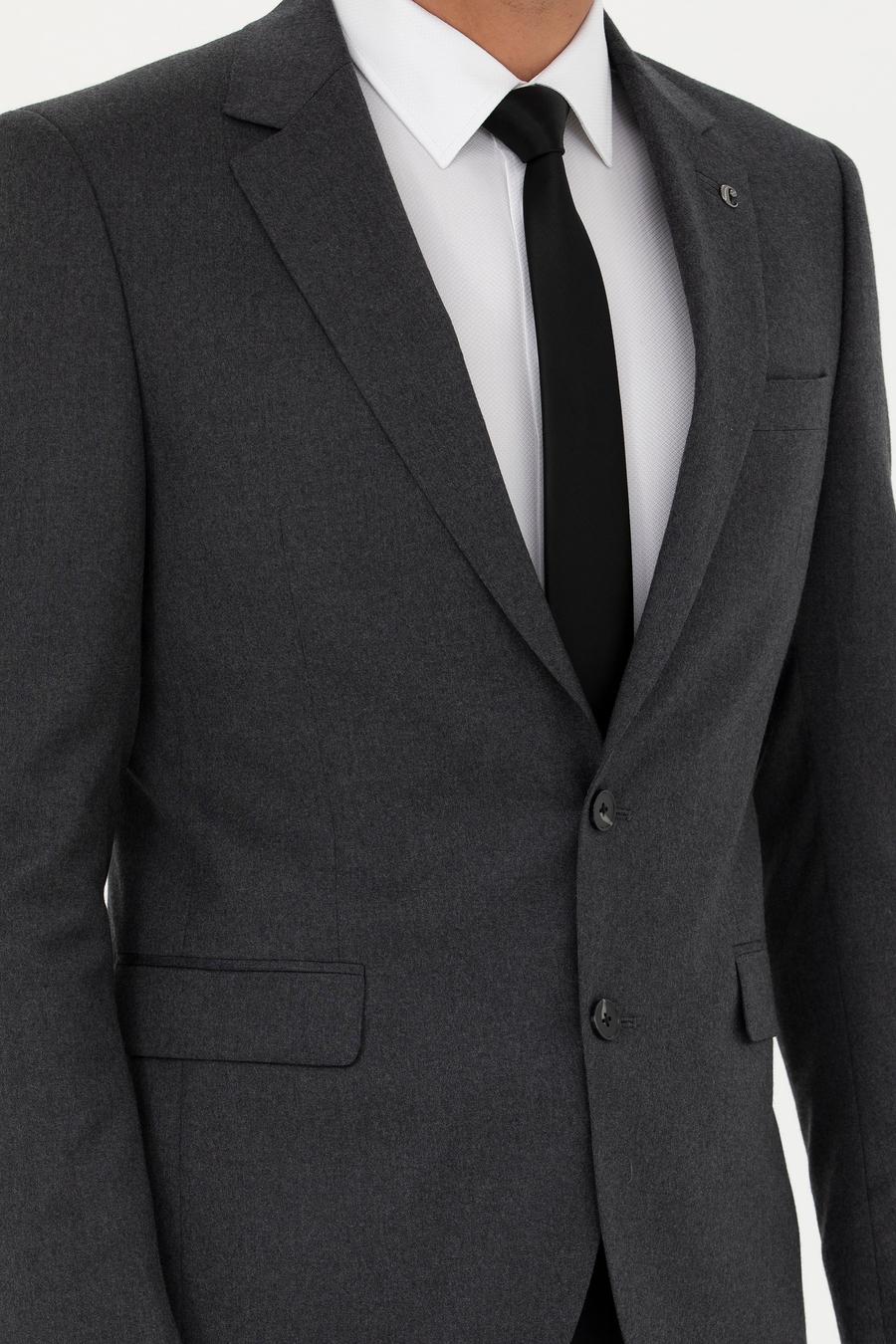 Antrasit Slim Fit Ceket - 50270152020