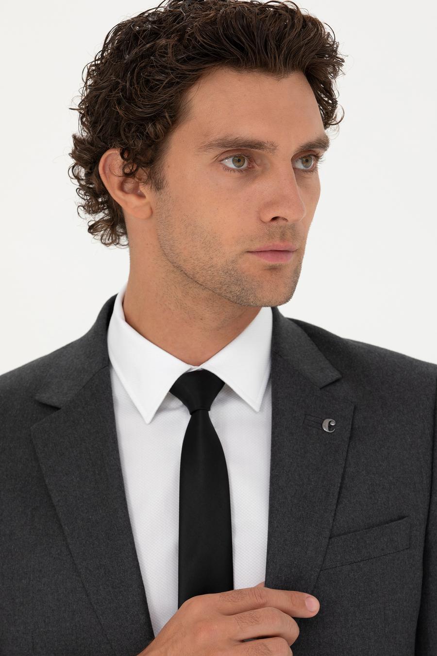Antrasit Slim Fit Ceket - 50270152020