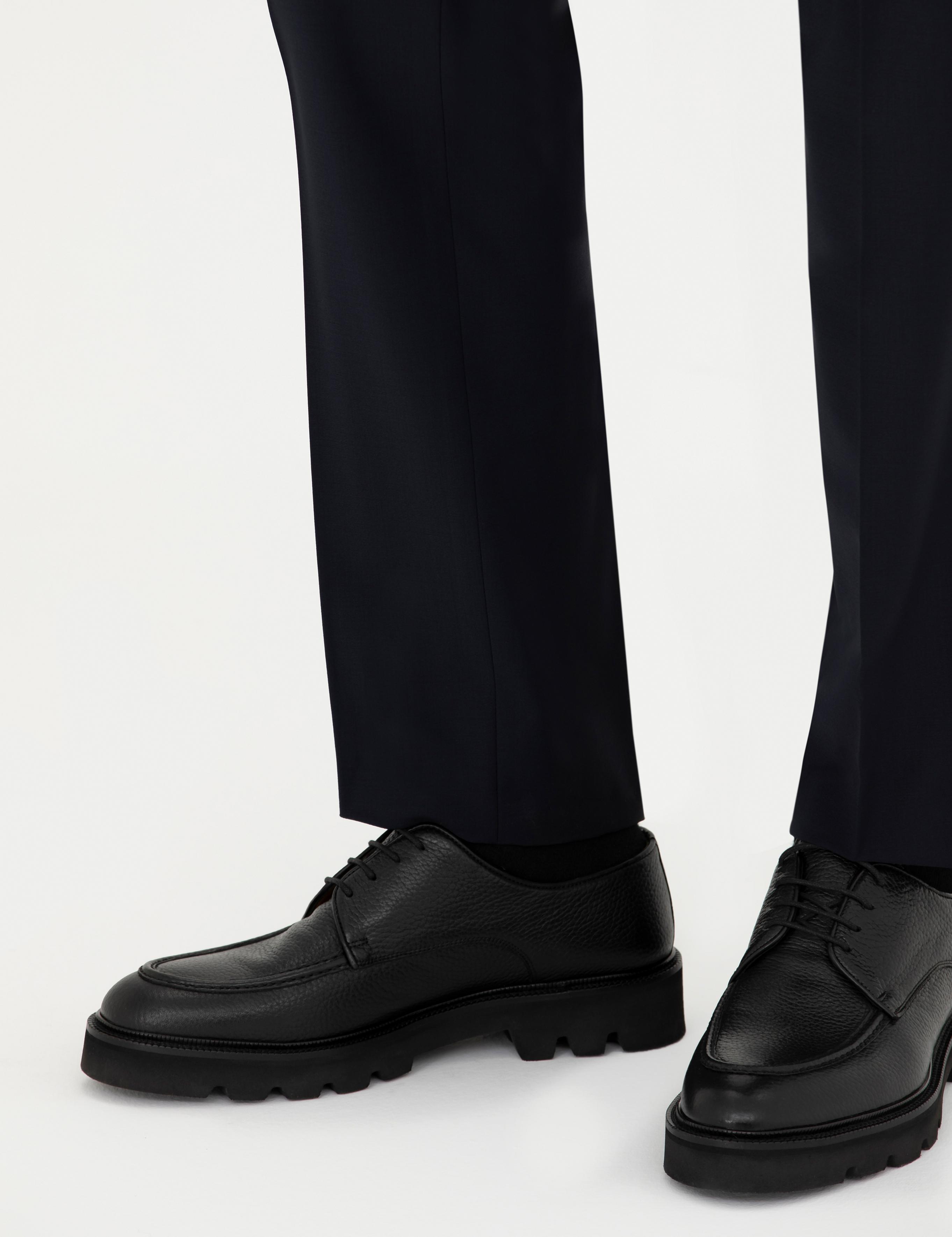 Siyah Eva Taban %100 Deri Smart Casual Ayakkabı - 50277731021