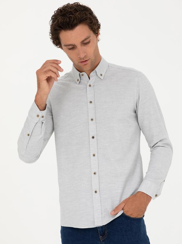Taş Slim Fit Uzun Kollu Gömlek