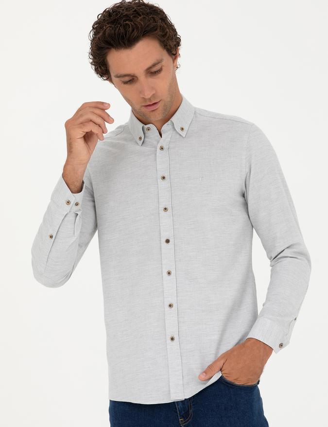 Taş Slim Fit Uzun Kollu Gömlek