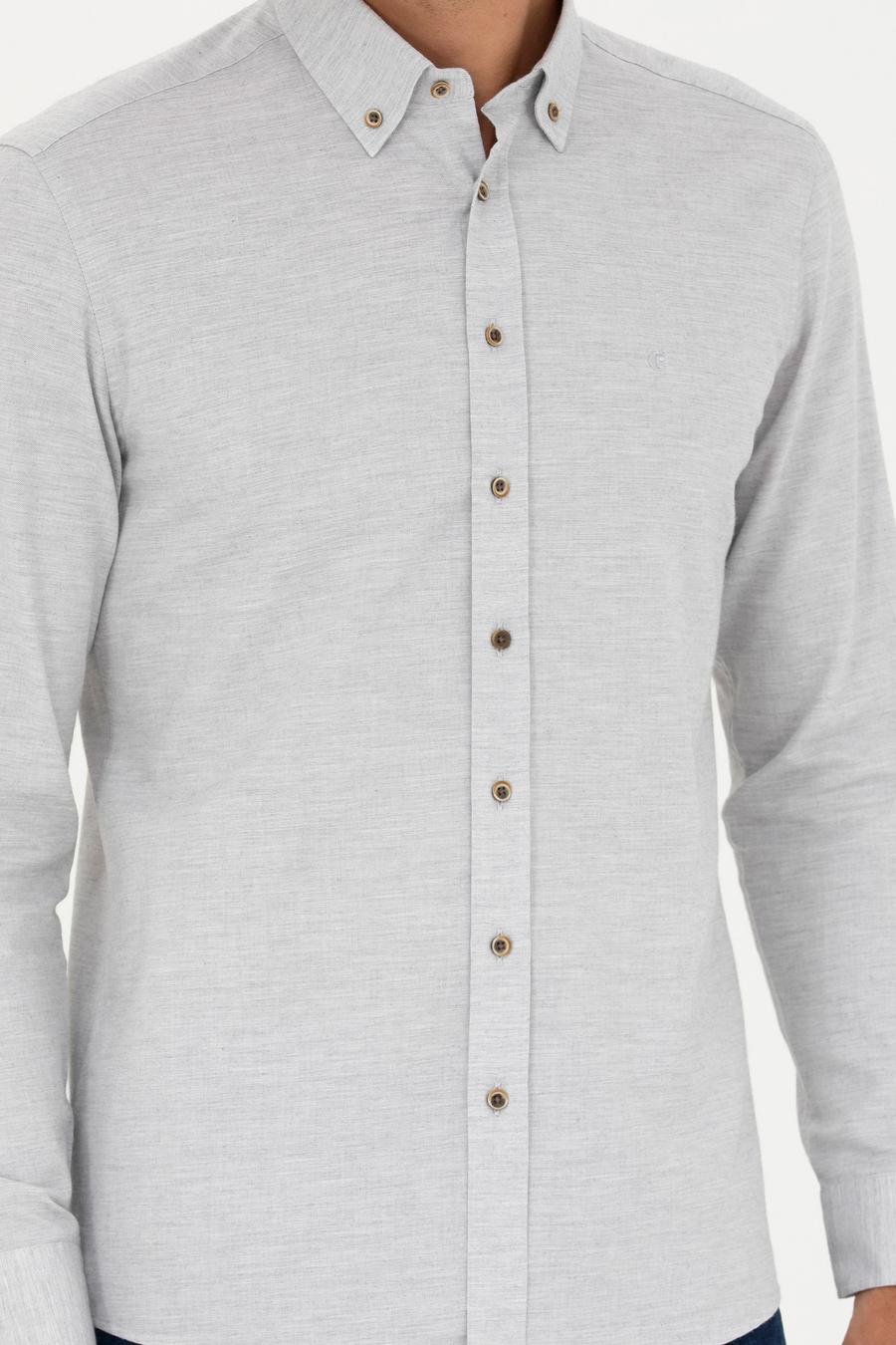 Taş Slim Fit Uzun Kollu Gömlek - 50279988223