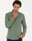 Açık Yeşil Slim Fit Uzun Kollu Gömlek