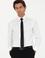 Beyaz Slim Fit Uzun Kollu Gömlek