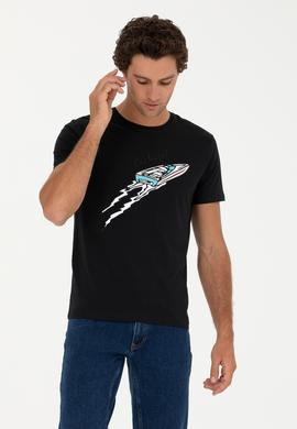 Siyah Slim Fit Tişört