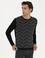 Siyah Slim Fit %100 Pamuk Bisiklet Yaka Triko Kazak