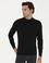 Siyah Slim Fit Yarım Balıkçı Triko Kazak