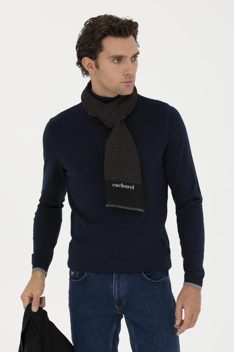 Lacivert Slim Fit Balıkçı Yaka Basic Triko Kazak - 50245058004