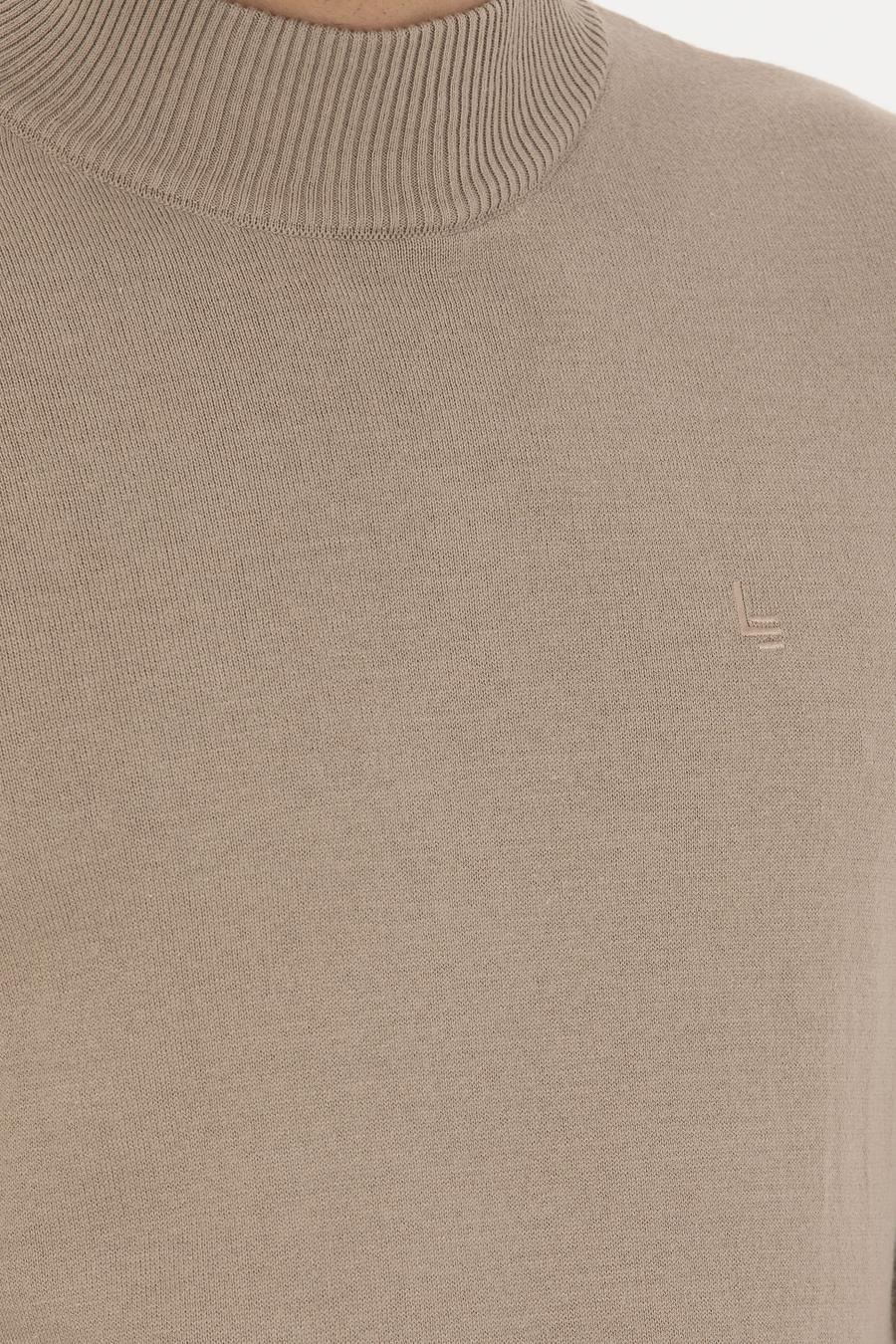 Camel Slim Fit Yarım Balıkçı Basic Triko Kazak - 50258895065