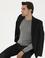 Gri Melanj Slim Fit Bisiklet Yaka Basic Triko Kazak