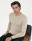 Kum Melanj Slim Fit Bisiklet Yaka Basic Triko Kazak