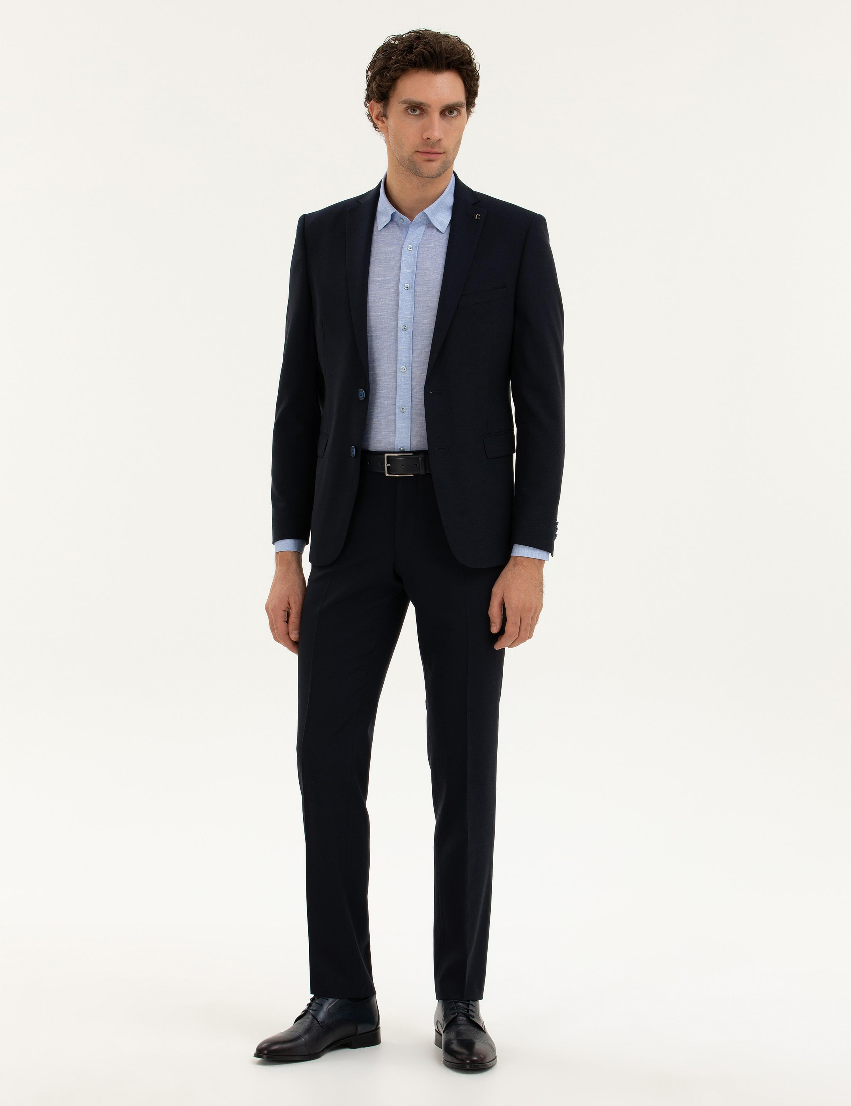 Lacivert Slim Fit Ceket - 50277601026