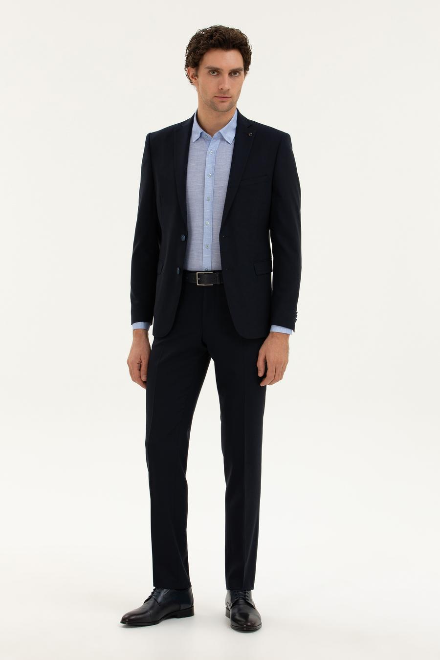 Lacivert Slim Fit Ceket - 50277601026