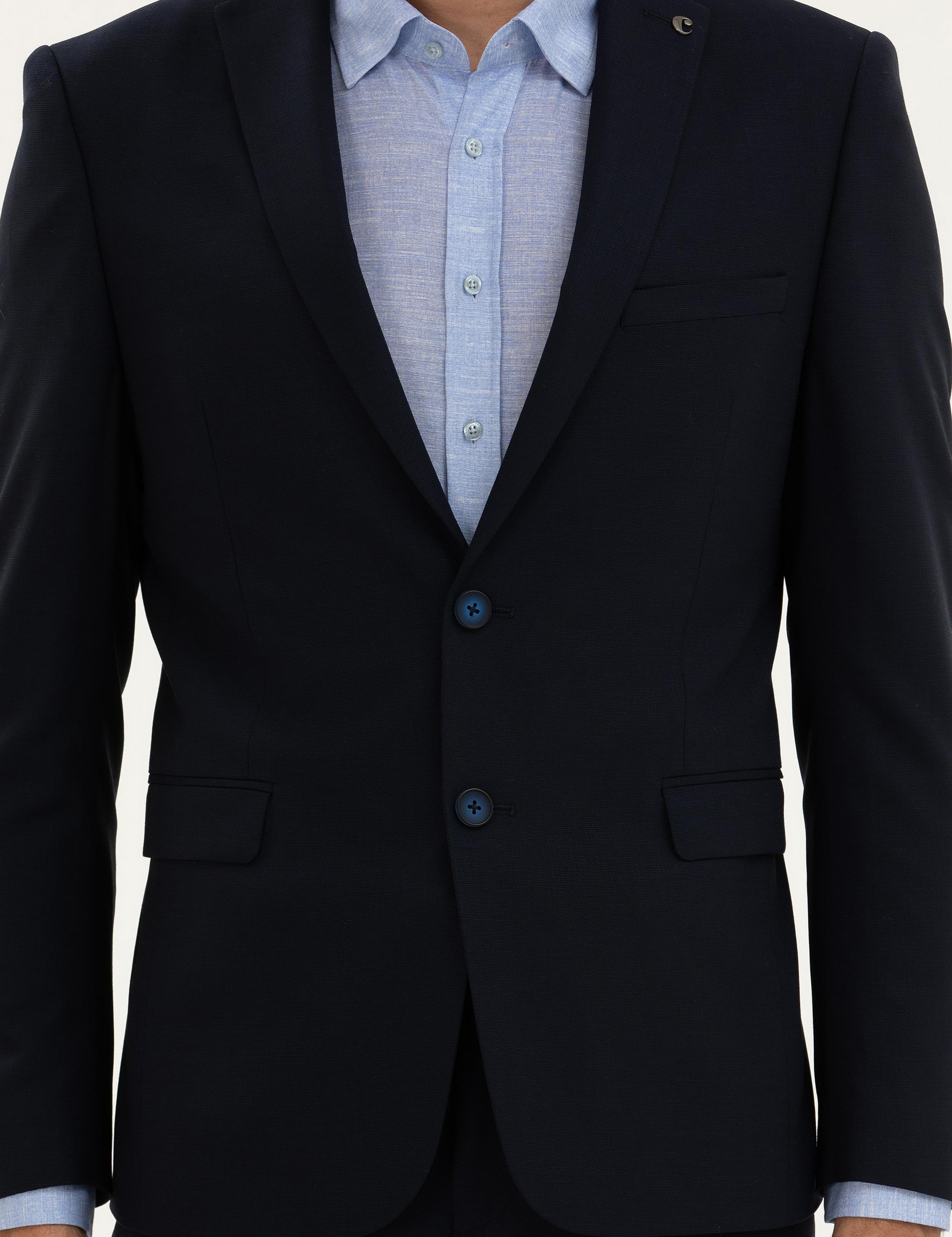 Lacivert Slim Fit Ceket - 50277601026