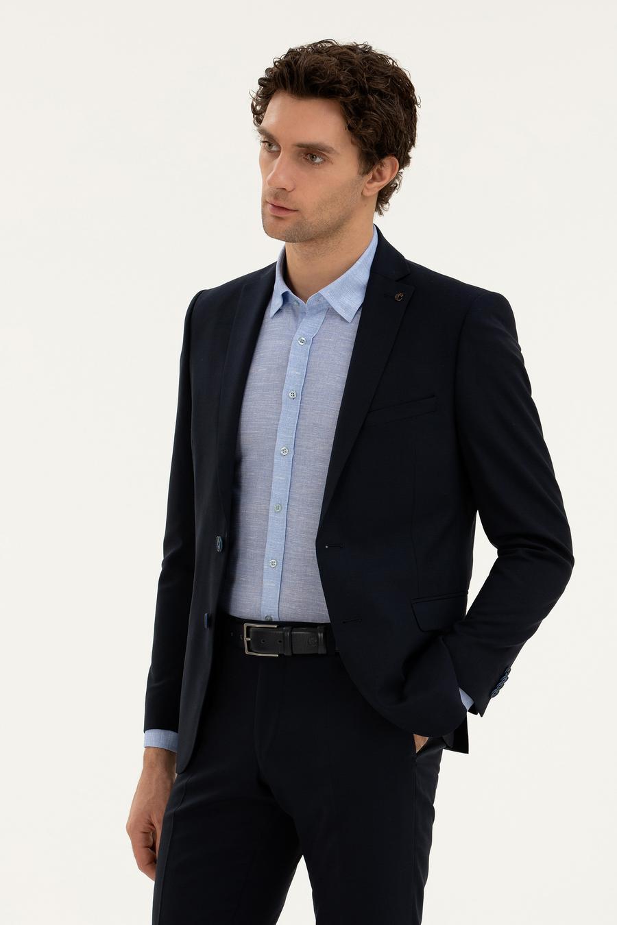 Lacivert Slim Fit Ceket - 50277601026