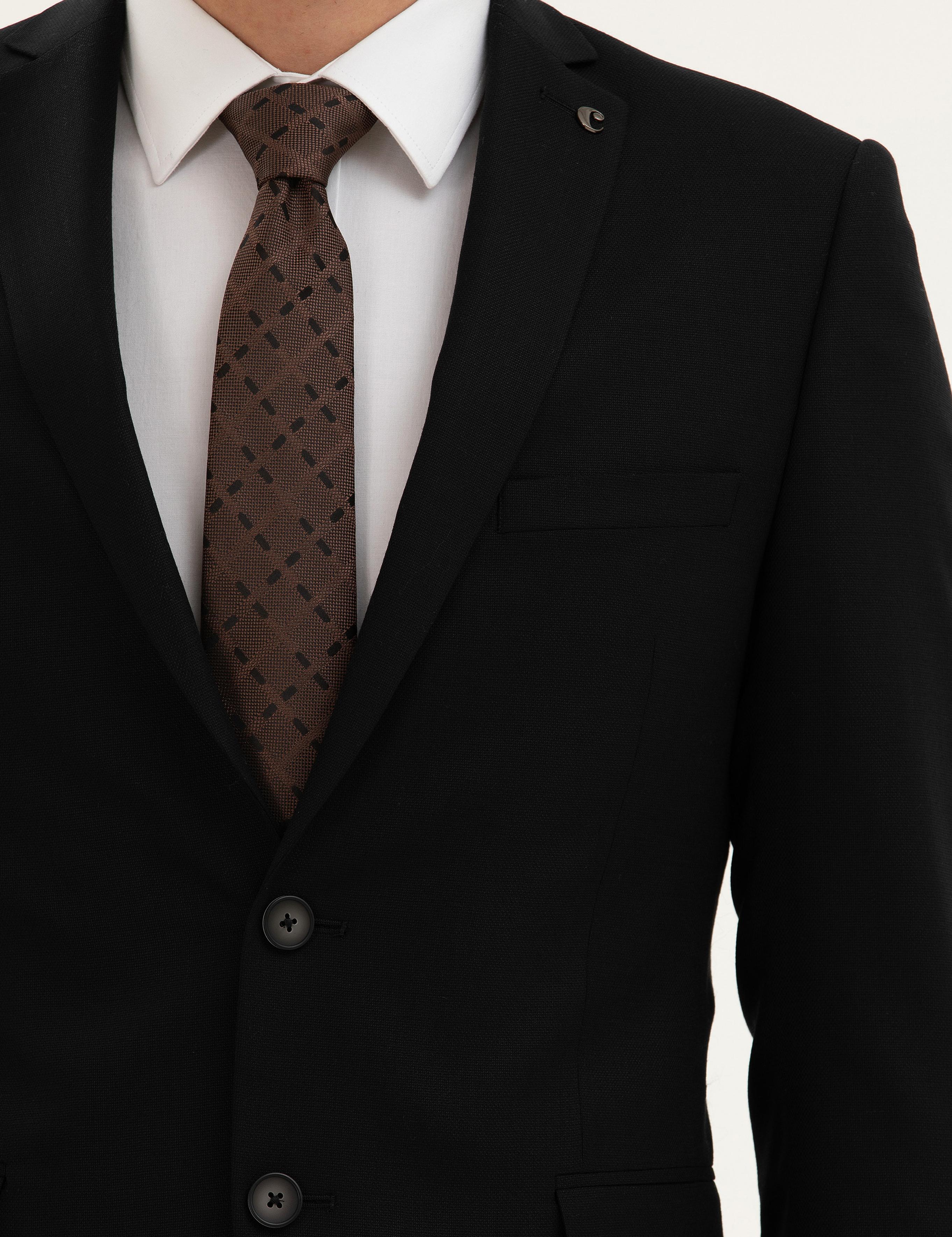 Siyah Slim Fit Ceket - 50277601038
