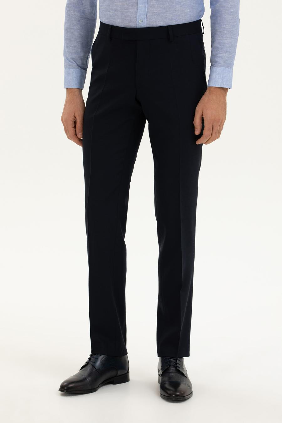 Lacivert Slim Fit Kumaş Pantolon - 50277603001