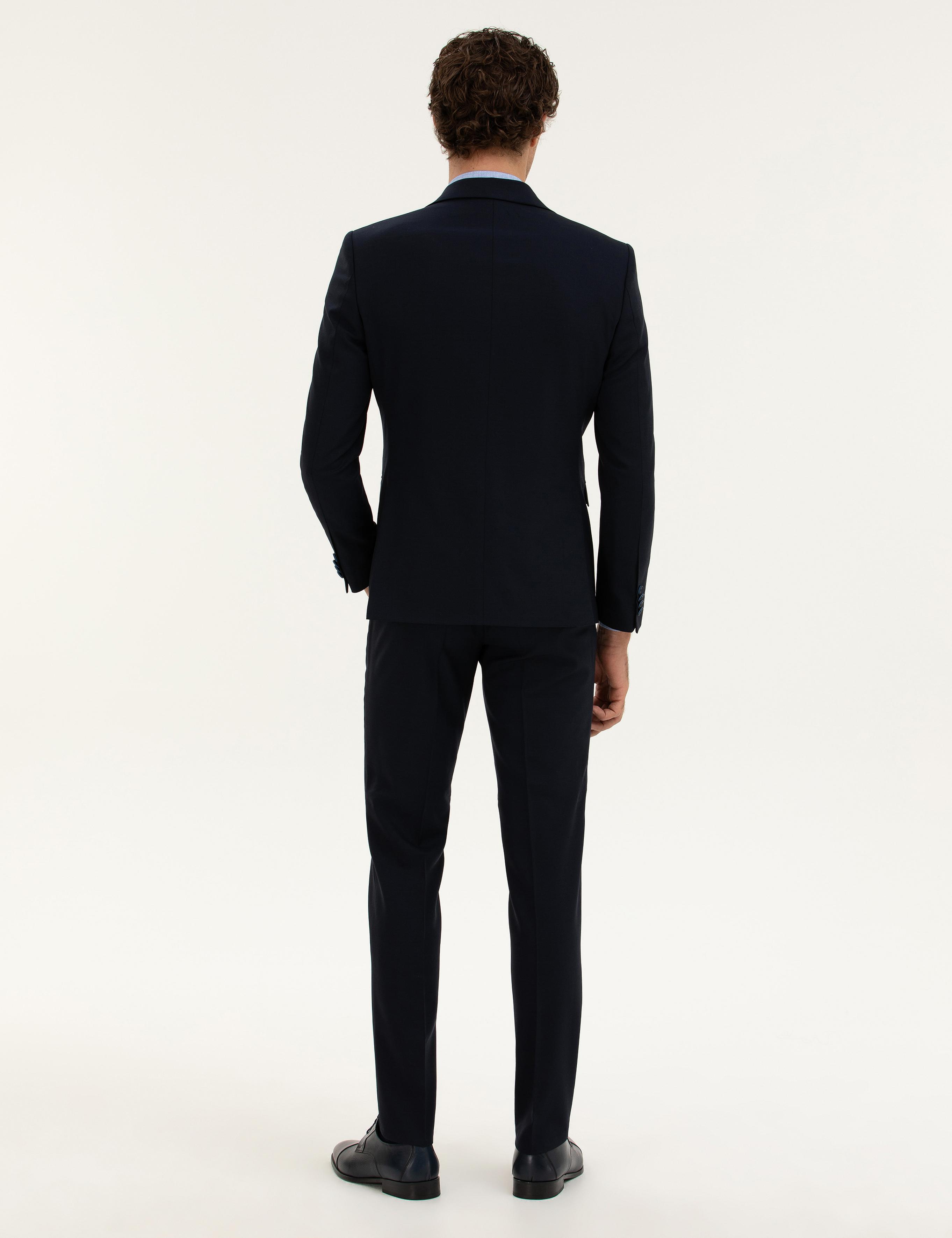Lacivert Slim Fit Kumaş Pantolon - 50277603001
