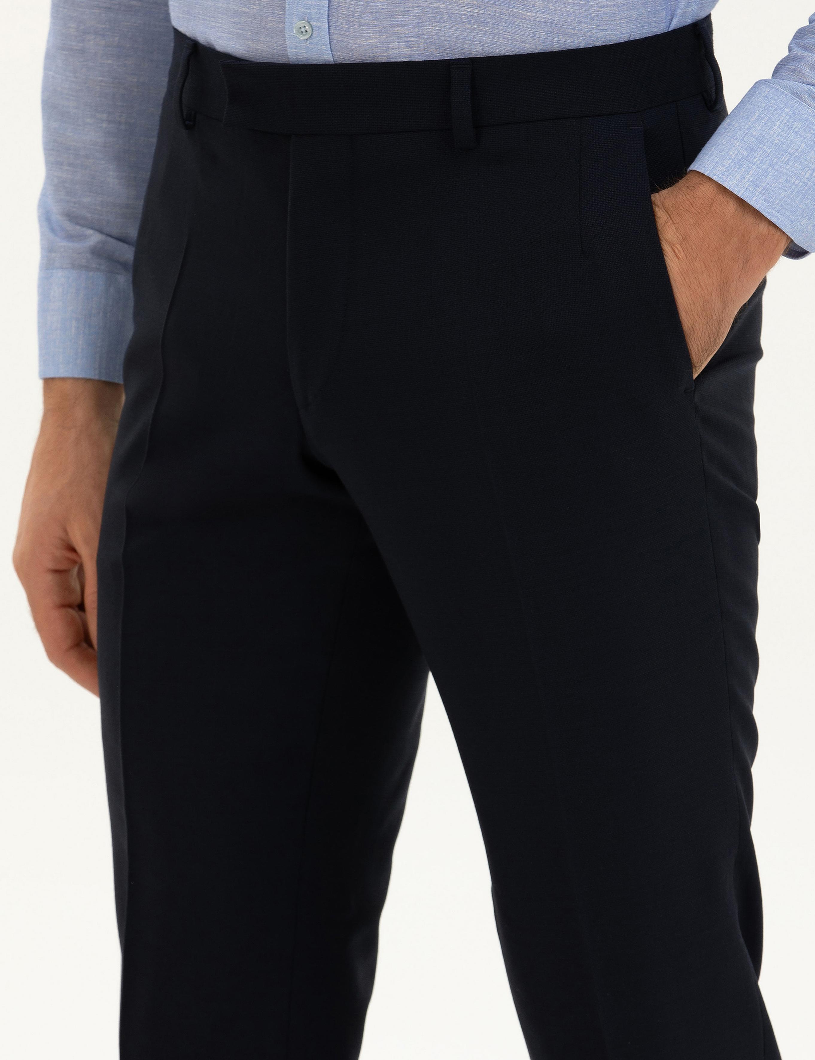 Lacivert Slim Fit Kumaş Pantolon - 50277603001